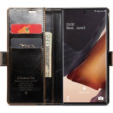 Seashell Digital Samsung Galaxy NOTE20 ULTRA/NOTE20 Ultra 5g Mumsu Doku Pu Deri Stand Kılıfı Manyetik Toka Cüzdan Telefon Kapak Kavurosu (Yurt Dışından)