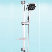 Nzb Duş Seti Sürgülü Banyo Duş Başlığı Seti Fiskiyesi Telefonu Kare Başlık Metal Hortum