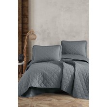 Clasy Ranforce Yatak Örtüsü Çift Kişilik Tafana V6 Gri