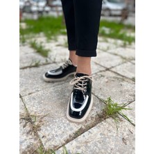 Sella Shoes 1894 Siyah Rugan Loafer Günlük Ayakkabı