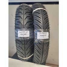 Maruti Tyres 90/90-17 ve 110/70-17 Takım Lastik Mondial Z-One 180 ve 150 Maxımavalcano