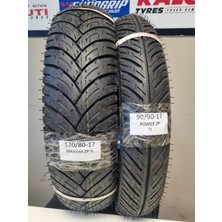 Maruti Tyres Rks Titanic 150  Uyumlu Ön ve Arka Lastik Takımı 90/90-17 , 120/80-17 Maxima Zp Maxımapower