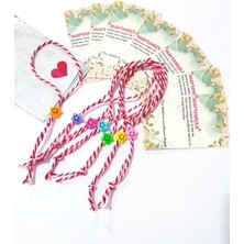 Funny Takı Yedi Adet Marteniçka Kartlı Yıldız Şeklinde Gülen Yüzlü Marteniçka Bileklik