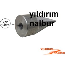 Yıldırım Nalbur 45 mm Çelik Odun Yarma Matkap Ucu Kalın Sds Plus Yarma Kaması Çelik Odun Kesme Kırma Parçalama Keskisi