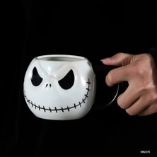 TeeMood  Jack Skellington Face 3D Hediyelik Kupa