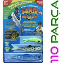 Banjo minnow Balık Yakalama Seti Suni Maket Balık Yem Silikon Yem Banjo Minnow