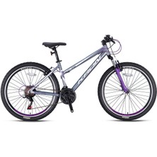 Kron Xc 75 Lady 26 Jant Dağ Bisikleti Mat Füme Gri Mor 41 cm