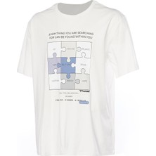 Hummel Hmldanniel Oversize Erkek Beyaz T-Shirt 911884-9003