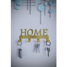 alfams by fmsa Home Yazılı Metal Anahtar Askısı Metal Anahtarlık Dekoratif Anahtar Askılığı