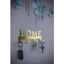 alfams by fmsa Home Yazılı Metal Anahtar Askısı Metal Anahtarlık Dekoratif Anahtar Askılığı