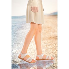 Kiko Kids Kız Çocuk Sandalet Arz 2345 Sedef
