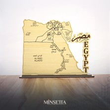 Minsetta Shop Mısır Ülke Ahşap Dekoratif - Egypt Country Wooden Decorative