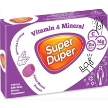 Jox Super Duper Yaban Mersini Vitamin Mineral Bonbon 3'lü Avantaj Paket