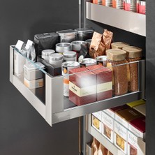 Blum Iç Kiler Çekmecesi Legrabox Free C Yüksek Camlı Yanak Önü Camlı 50 Cm. Frenli Blumotion Orion Gri Antrasit