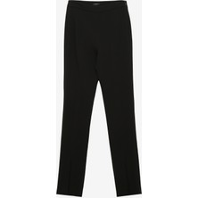 Fabrika Yüksek Bel Dar Siyah Kadın Pantolon F4SL-PNT0563