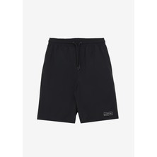 Fabrika Lastikli Bel Basic Lacivert Erkek Bermuda Şort F4SM-SHT 0114