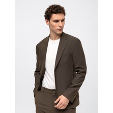 Back And Bond Slim Fit Haki Erkek Düz Ceket B33W50001