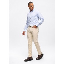 Back And Bond Slim Fit Koyu Bej Erkek Pantolon B33W32000