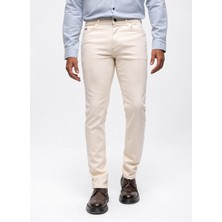 Back And Bond Slim Fit Ekru Erkek Pantolon B33W35007