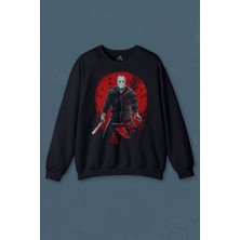 So Cool Jason 13. Cuma Korku Film Friday Cadılar Bayramı Baskılı Unisex Sweat