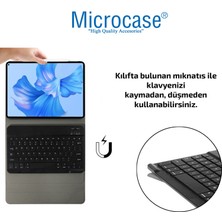 Microcase Samsung Tab A9 Plus SM-X210 11 Inch Tablet Bluetooth Klavyeli Standlı Kılıf - Bkk4