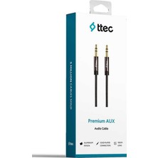 Ttec 2AK01 3.5mm Stereo Premıum Sıyah Ses Kablosu