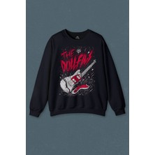 So Cool The Dollfins Müzik Şarkı Band Gitar Baskılı  Baskılı Unisex Sweat