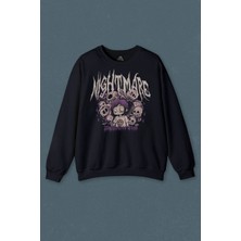 So Cool Nightmare Club Korku Kulübü Baskılı Unisex Sweat
