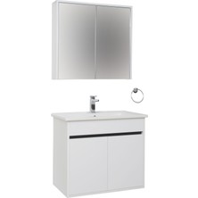 Sözcan Group Dicle Tk. (Asma Alt+Üst+Lavabo) Beyaz 65 cm