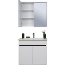 Sözcan Group Dicle Tk. (Asma Alt+Üst+Lavabo) Beyaz 65 cm