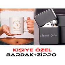 Akka Gift Kişiye Özel Kupa Bardak,isim Yazılı Zippo Çakmak