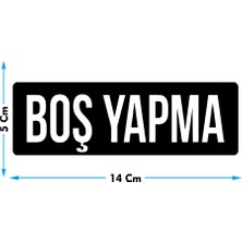 Şimdi Trend Boş Yapma Oto Cam Yazısı 14X5 cm Araba Arkası Sticker Cam Yazı Modelleri Özel Tasarım Kırmızı Siyah