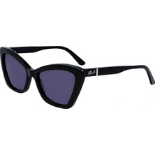 Karl Lagerfeld Kl 6105S 001 54 Kadın Cat Eye Siyah Kemik Güneş Gözlüğü