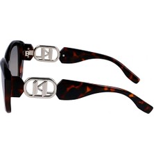 Karl Lagerfeld Kl 6102S 240 56 Kadın Cat Eye Kırçıllı Kahverengi Kemik Güneş Gözlüğü