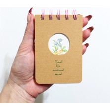 Poli Art Design Bloknot A7 Çizgili Mini Not Defteri Cute Notebook Style