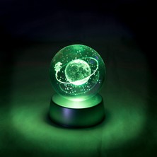 Mixoyuncak Cam Küre Işıklı Renk Değiştiren Küre Yörüngede Dolaşan Prenses