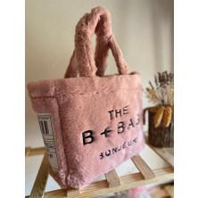 Defne Accesories Kadın Peluş El ve Omuz Çantası