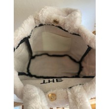 Defne Accesories Kadın Peluş El ve Omuz Çantası