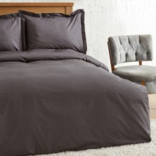 Karaca Home Back To Basic Tek Kişilik Nevresim Takımı Antrasit