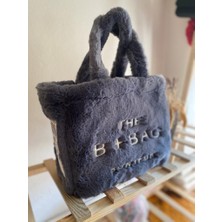 Defne Accesories Kadın Peluş El ve Omuz Çantası
