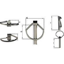 Tarmis 10MM Yaylı Pim 5 ADET