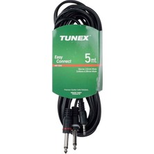 Tunex 3,5 mm St Erkek 2x6,3 mm Mono Erkek 5 mt Kablo MR-500