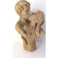 HD Marketim Biblo Aşık Heykeli  Sevgililer Günü Hediye Sanat  Ev Dekorasyon Ofis Masa Süsü Hediye Dekoratif