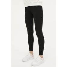 Lumberjack WB BSC 26CT125 4FX Siyah Kadın Tayt