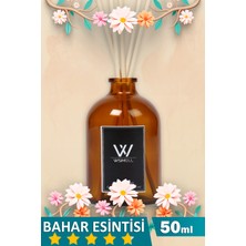 Wsmell Bahar Esintisi - Clean Room Temizlik Hissi Veren Bambu Çubuklu Oda Kokusu Koku Giderici 50 ml Bahar Esintisi