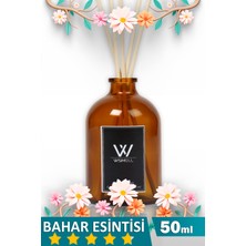 Wsmell Bahar Esintisi - Clean Room Temizlik Hissi Veren Bambu Çubuklu Oda Kokusu Koku Giderici 50 ml Bahar Esintisi