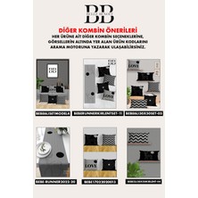Belle Benoit  6'lı Çift Tarafı 3D Dijital Baskılı Dikdörtgen 30X50 ve 43X43 Kare Kırlent Kılıfı Seti
