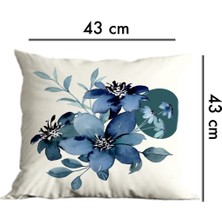 Belle Benoit 6'lı Çift Tarafı Dijital Baskılı Hediyelik, Dekoratif, Koltuk Yastık Kılıfı, Kırlent Kılıfı Seti