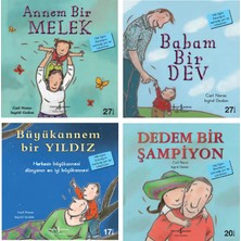 Annem Bir Melek - Babam Bir Dev - Büyükannem Bir Yıldız - Dedem Bir Şampiyon 4 Kitap