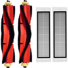 Srfn Ticaret Roborock S6 Pure Uyumlu 2ADET Ana Fırça 2ADET Filtre